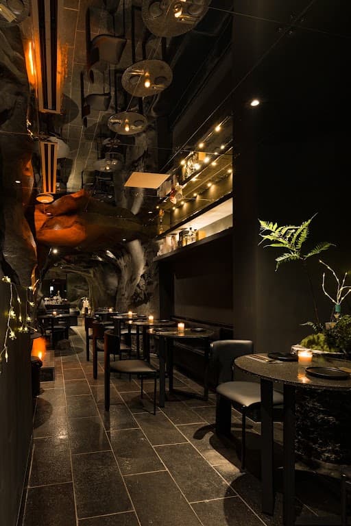 At Cave, East Village bar