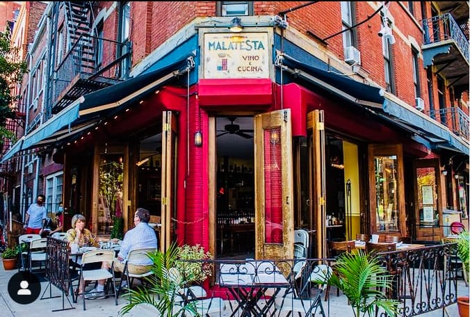 Malatesta Trattoria, West Village bar