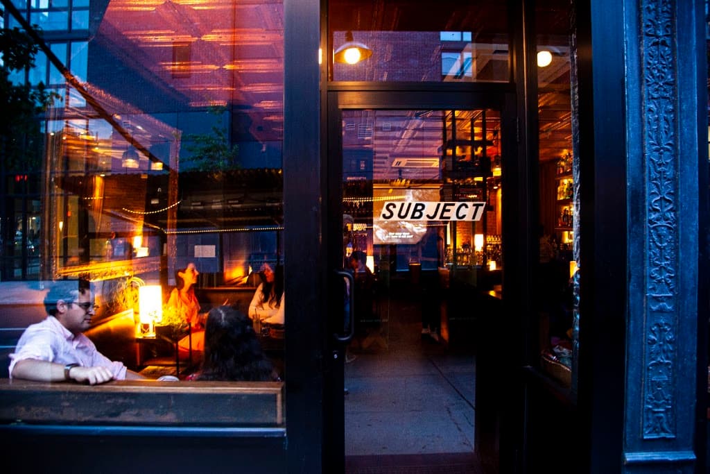 Subject: A Cocktail Bar, Lower East Side bar