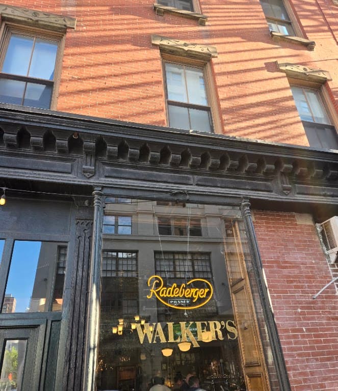 Walker's, Tribeca bar