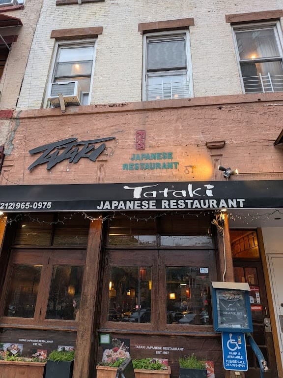 Tataki Japanese Restaurant, Tribeca bar