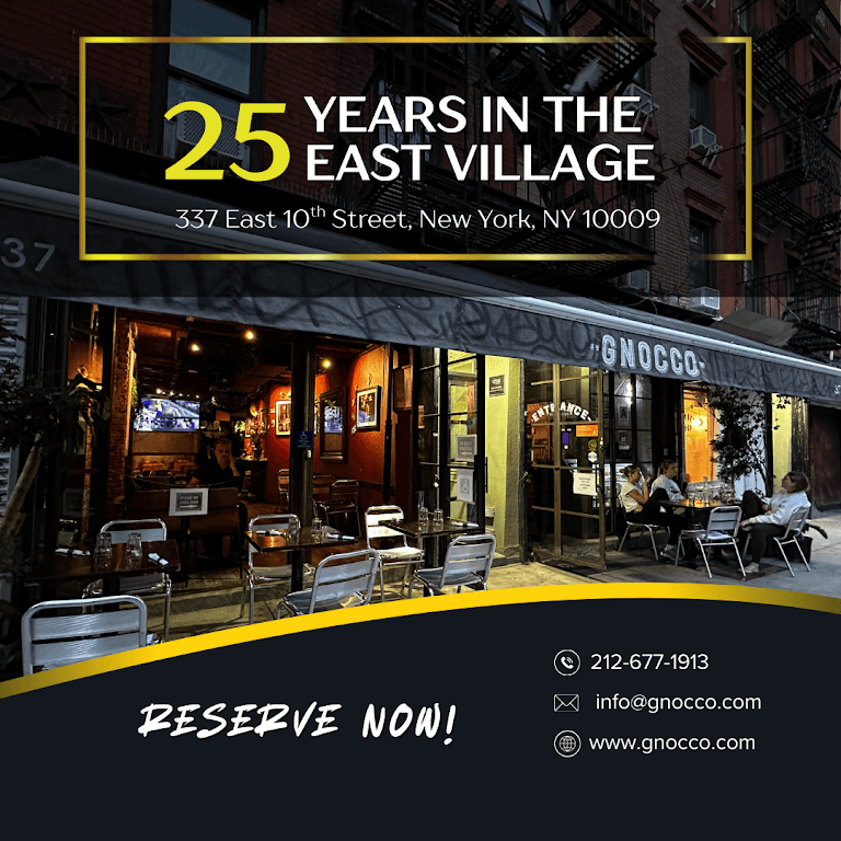 Gnocco, a bar in East Village