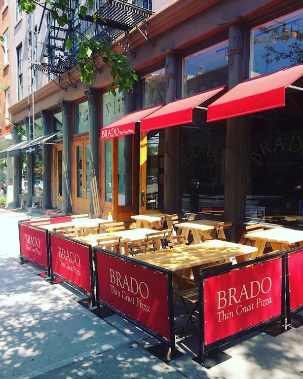Brado NYC Thin Crust Pizza, Brooklyn Heights