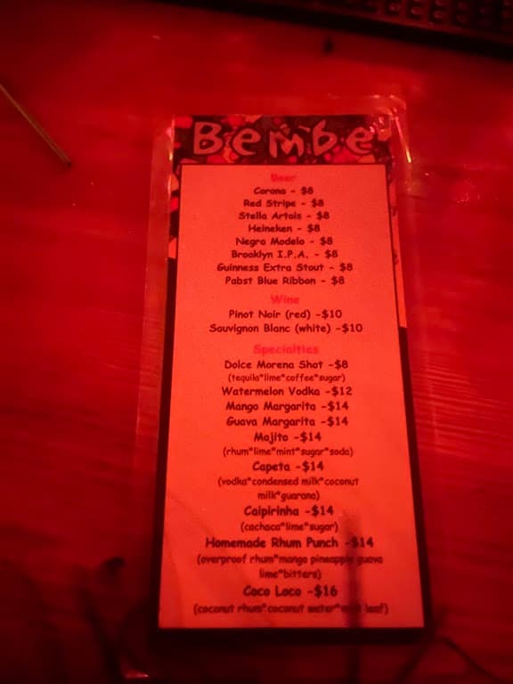 Bembe, Williamsburg bar