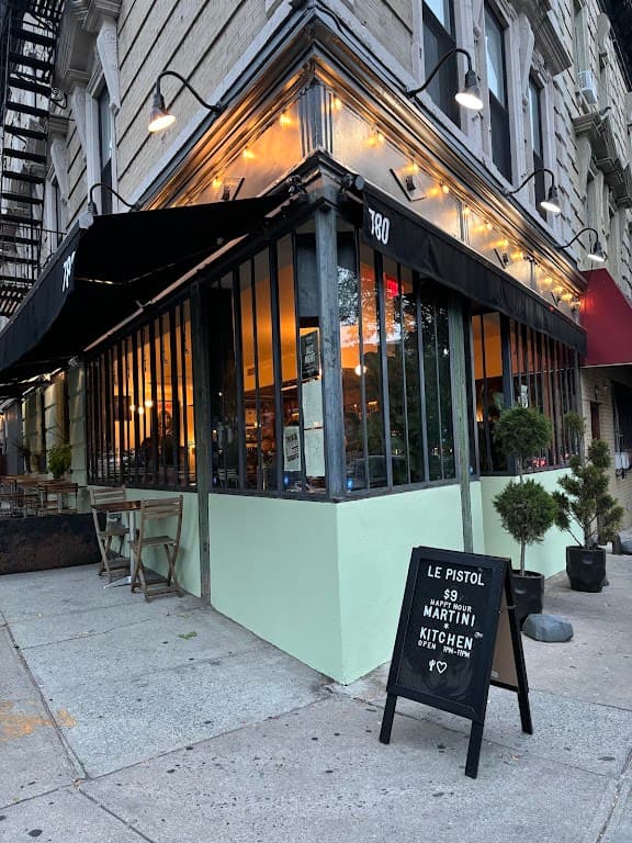 Le Pistol Bar & Cafe, a cocktail bar in Prospect Heights