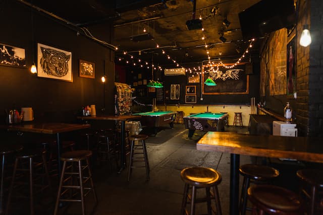 The Anchored Inn, a bar & grill in East Williamsburg