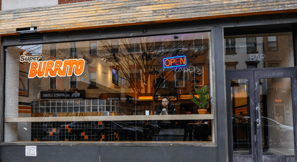Super Burrito, a bar in Williamsburg