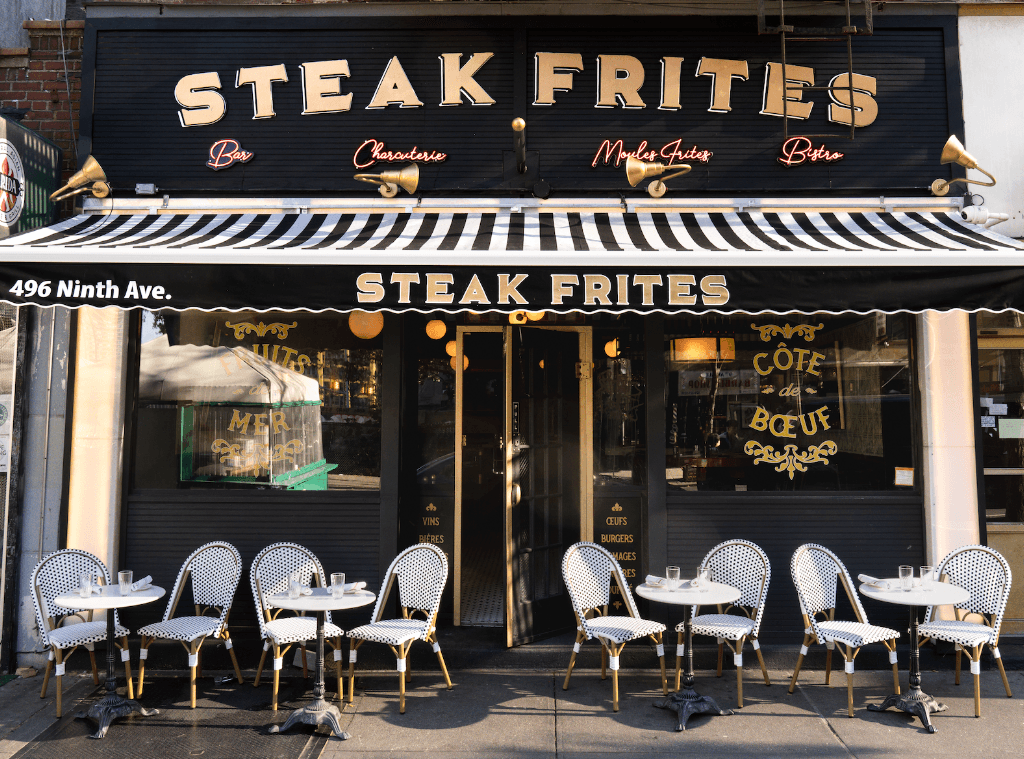 Steak Frites Bistro, Chelsea bar