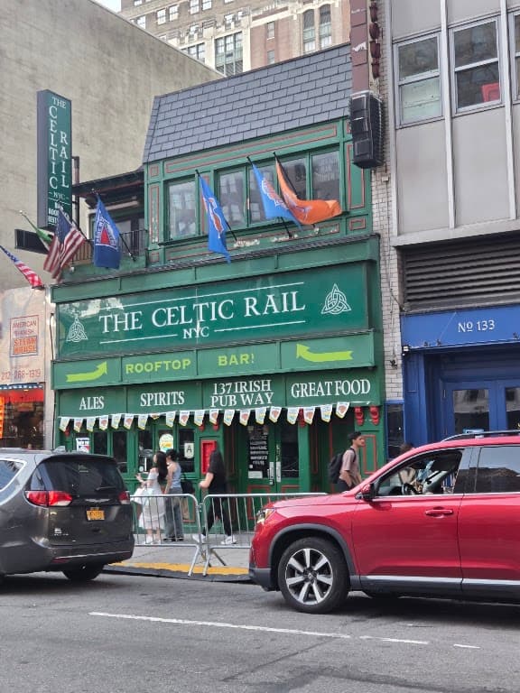 The Celtic Rail NYC, Gramercy bar