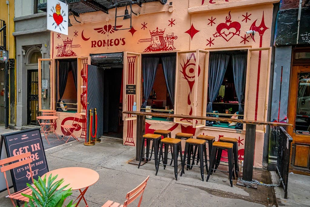Romeos, a bar in East Village