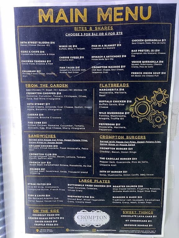Crompton Ale House, Gramercy bar