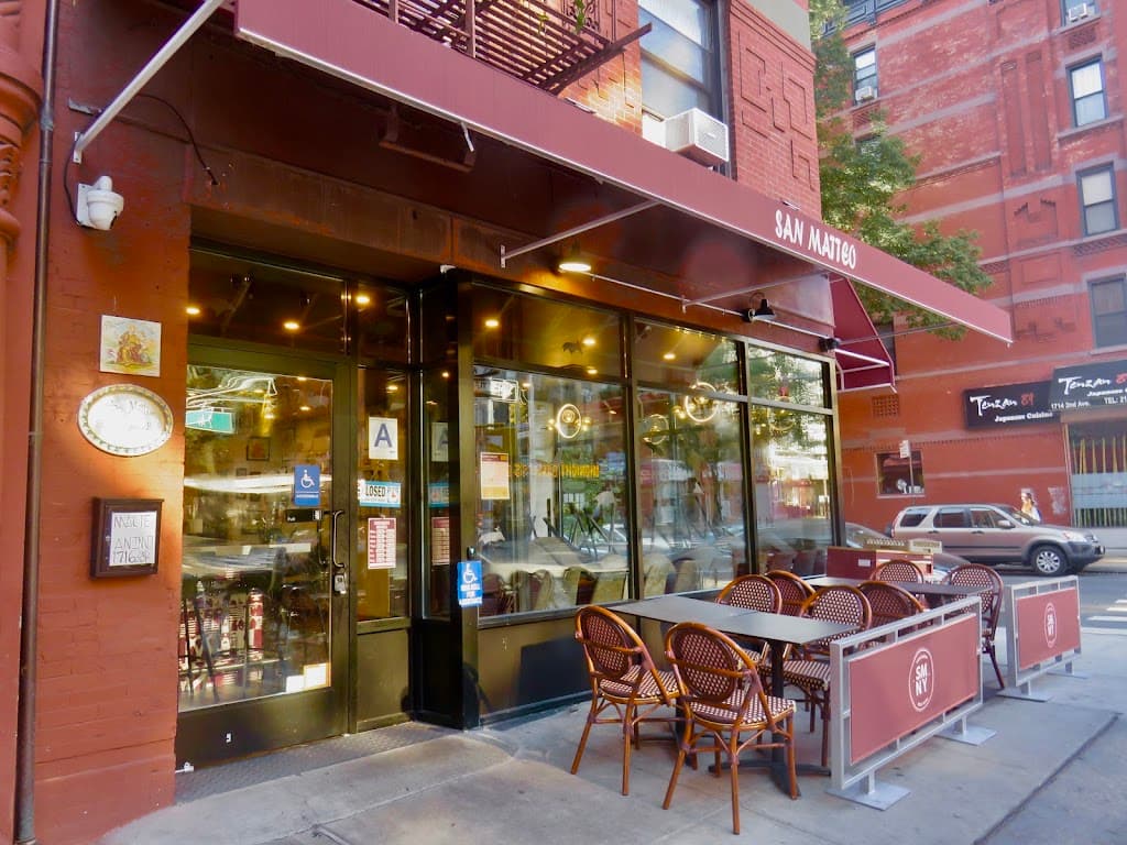 San Matteo Pizza & Espresso Bar, Upper East Side bar